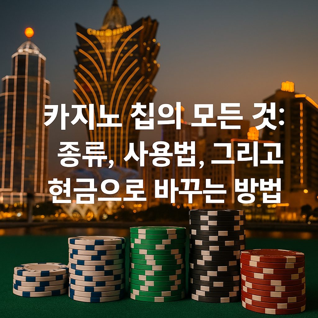 카지노 칩의 모든 것