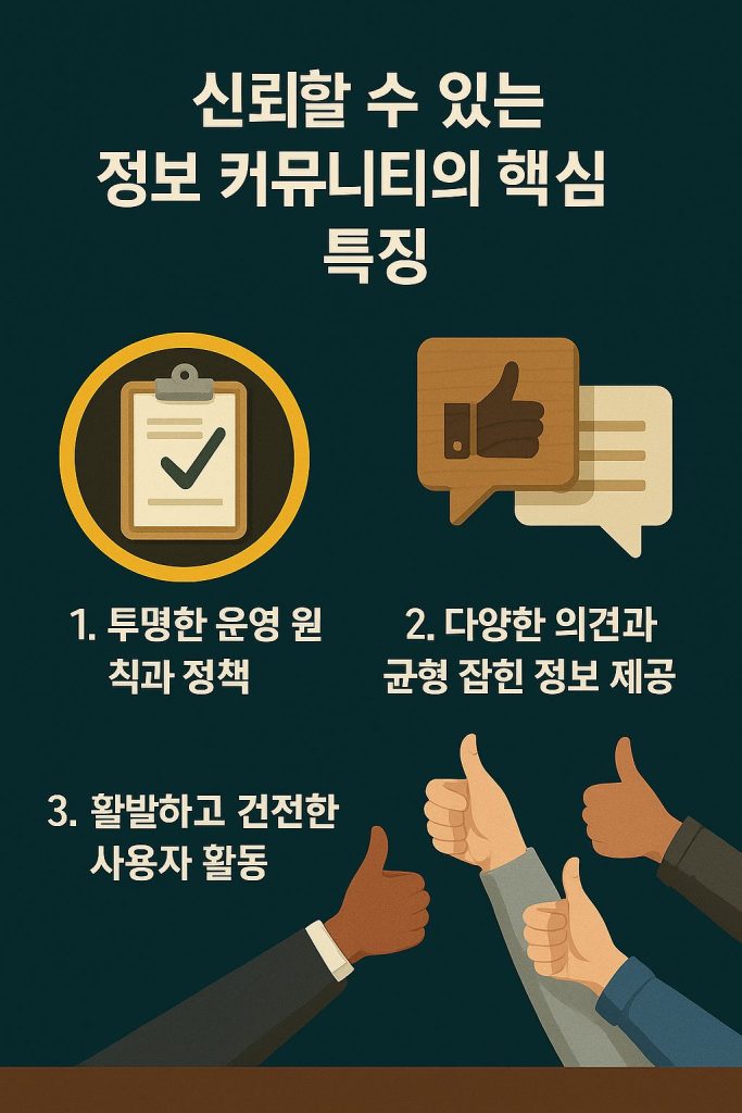 신뢰할수있는 커뮤니티